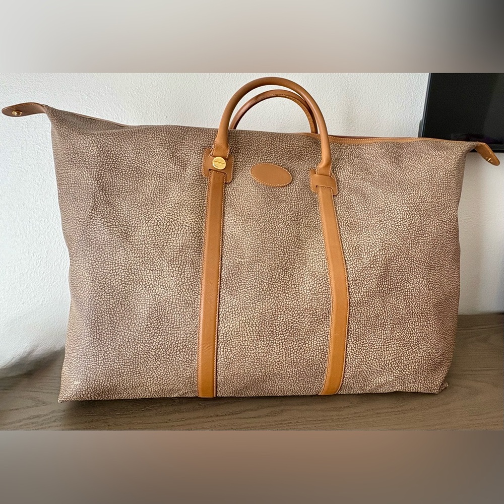 Vintage Borbonese Redwall Duffle Bag - XL